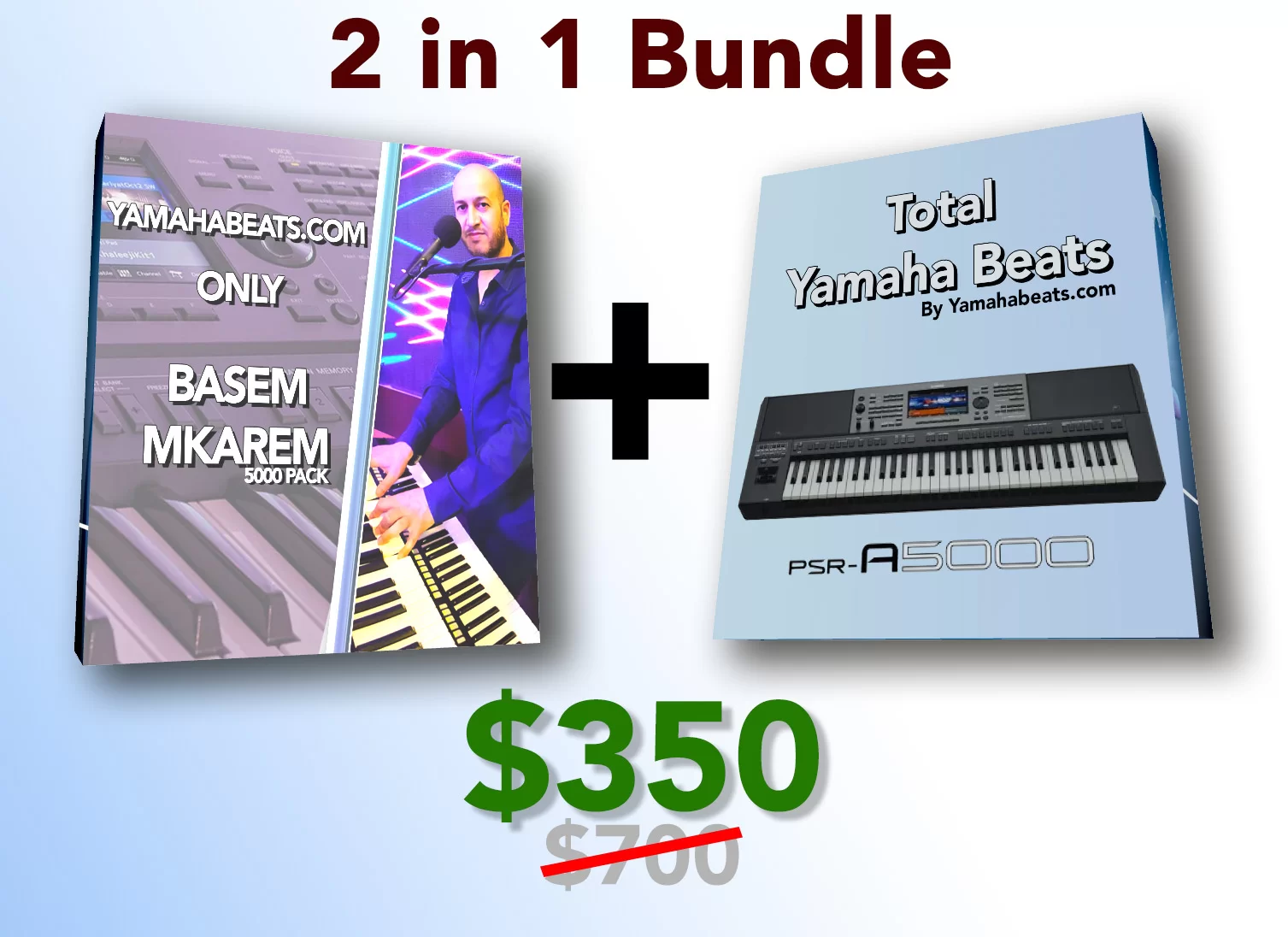 2 In 1 Offer: Bassem Mkarem Psr A 5000 PACK + Total Yamaha beats